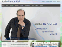 Tablet Screenshot of michelhenriccoll.com